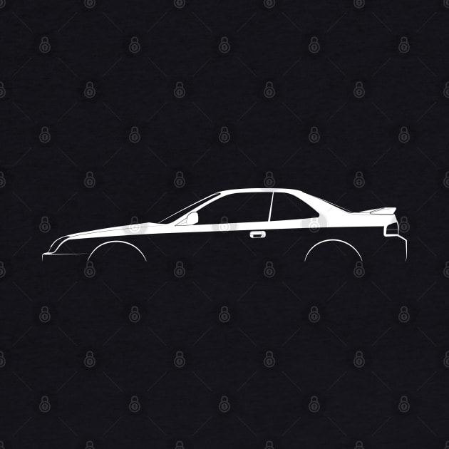 Honda Prelude (BB5) Silhouette by Car-Silhouettes